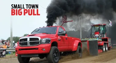 Kolin Dunn’s Dodge looked great on the way to his first place finish in the Hot Work Stock class.
