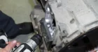 8 / 9. Once everything is removed from the main Allison case, Delo mounts the Goerend jig to drill fluid passages to provide additional lubrication and cooling to the C-3 clutch pack with the Goerend cast aluminum PTO covers. The hole is drilled at a precise angle to channel the fluid directly to the C-3 clutch pack.