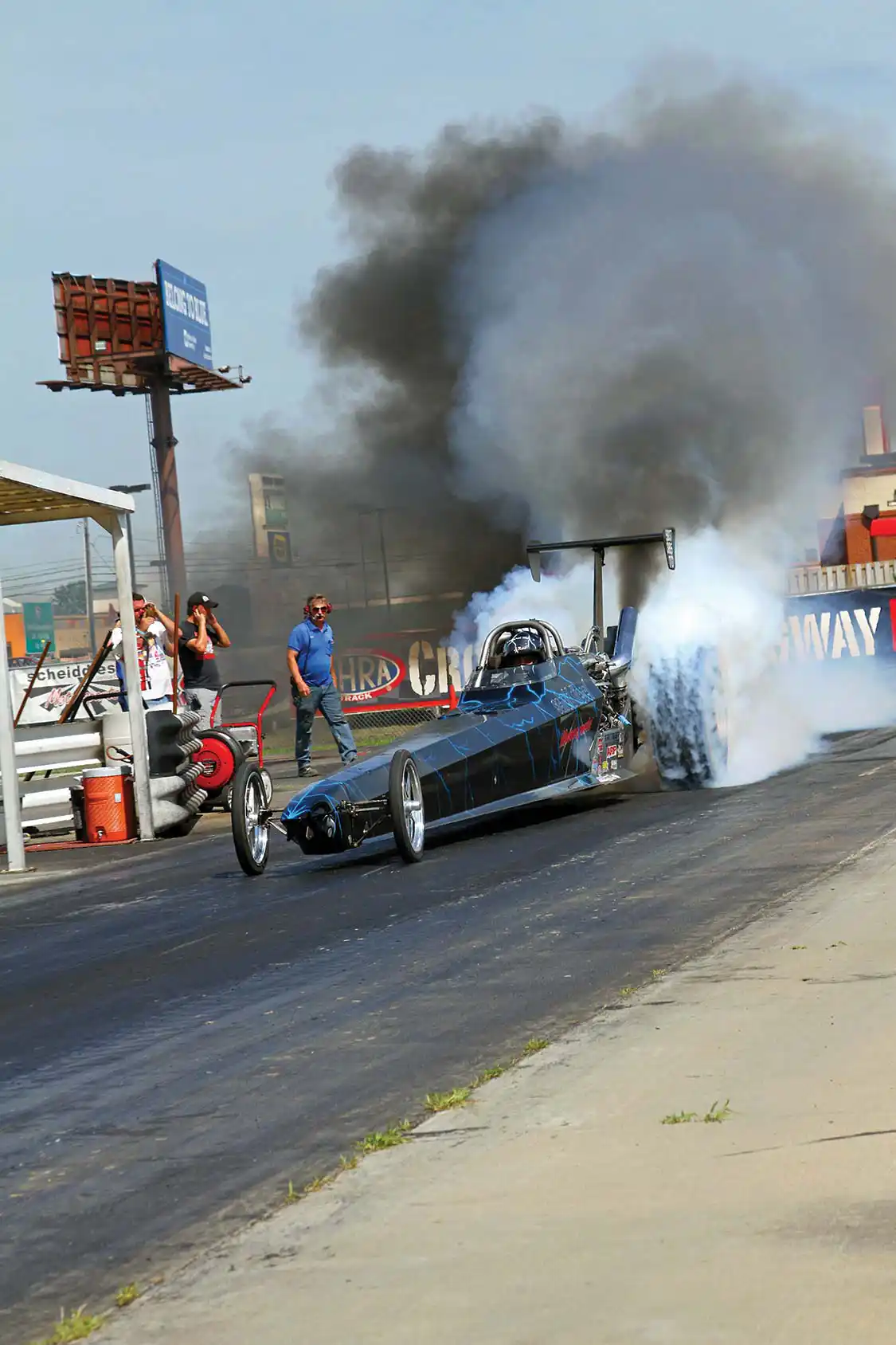 The <a href="https://www.scheiddiesel.com/">Scheid Diesel</a> dragster is an awesome sight and we love to shoot pictures of it flying down the track, but it’s so much better in person. If you get a chance to go to one of the major diesel events you’re likely to see it run and that alone is worth the price of admission.