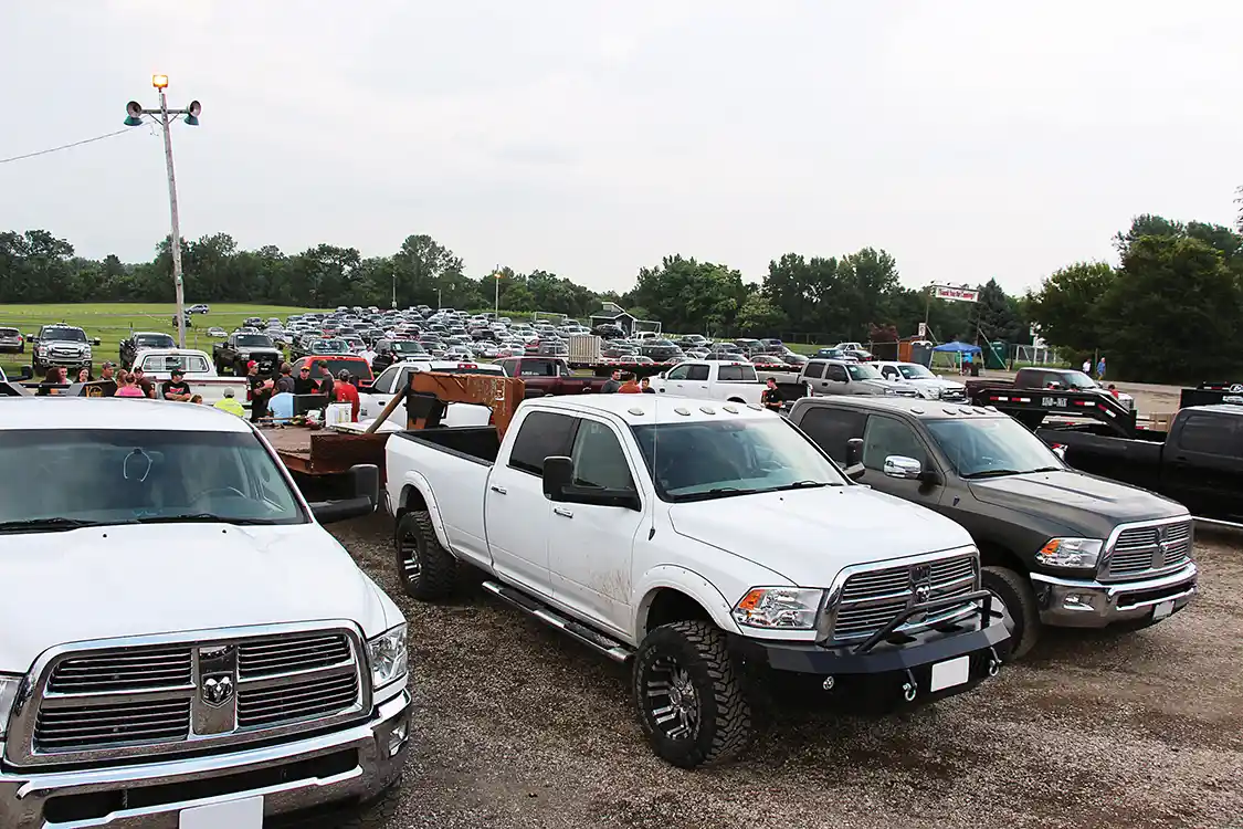 There were trucks as far as the eye could see at the 2015 Heart of Illinois Fair. While the fair hosts a sled pull virtually every night, we attended the last one—a truck pull put on by the <a href="https://www.powerstrokediesel.com/">Power Stroke</a> gurus at <a href="https://www.rcdperformance.com/">River City Diesel</a>. Classes consisted of Stock Turbo, Work Stock, Hot Street, and Open.