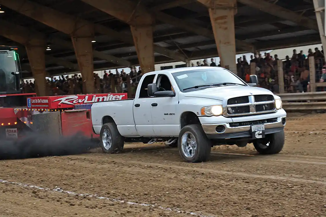 Due to the factory compound turbocharger arrangement on 6.4L powered <a href="https://www.ford.com/">Fords</a> and a considerably sized factory turbo on Duramax mills, it’s sometimes hard for the Cummins crowd to keep up in a stock turbo class. However, Garret Stewart’s ’04 <a href="https://www.dodge.com/">Dodge</a> put in a strong effort against the Bow Tie and Blue Oval competition, finishing Fourth overall.