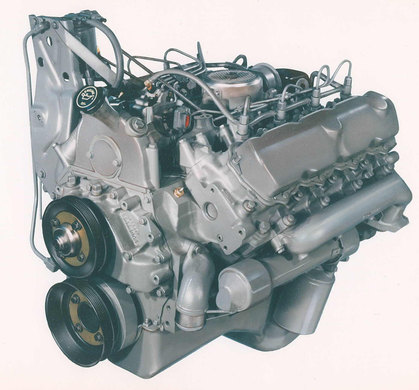 In 1988, de 7.3L IDI debuteerde met de aankondiging van een aantal verbeteringen. Vermogen werd geadverteerd op 180 pk en koppel gestoten tot 338 lb-ft. De 7.3L blokken zijn te herkennen aan het gietnummer 10809000C1. Met de koppen eraf zijn ze te herkennen aan de ronde koelwaterpoorten op de hoeken van het blokdeksel, in tegenstelling tot de driehoekige poorten van de 6.9. De 7.3 profiteerde ook van de grotere kopbouten (1/2