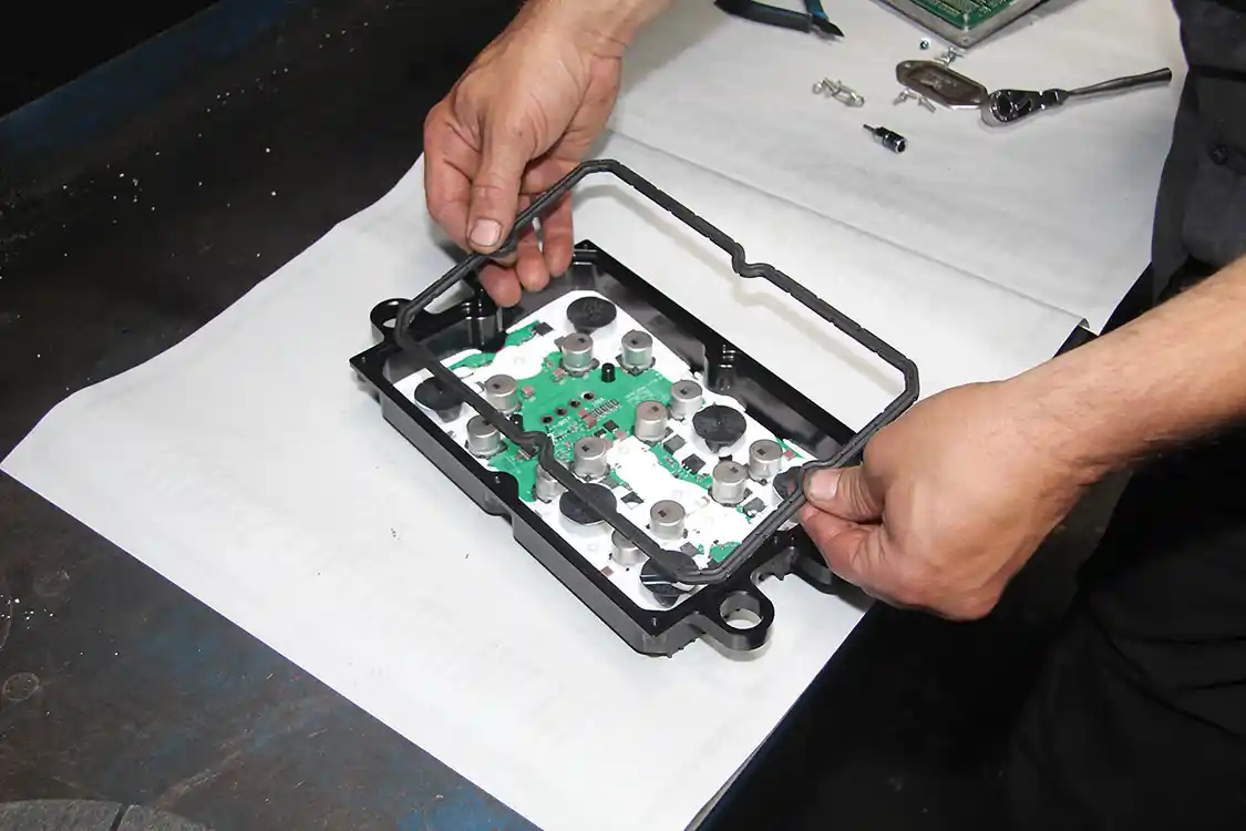 10. When reassembling the FICM with the Bullet Proof power supply, the OEM gasket is reused.