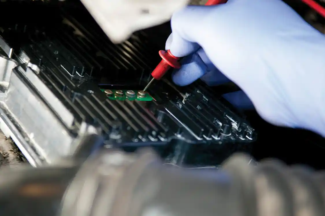 2. A simple voltmeter is all that’s needed to do the initial testing of the FICM. If it tests bad, remove it. If not, look for other issues that could be causing the trouble.