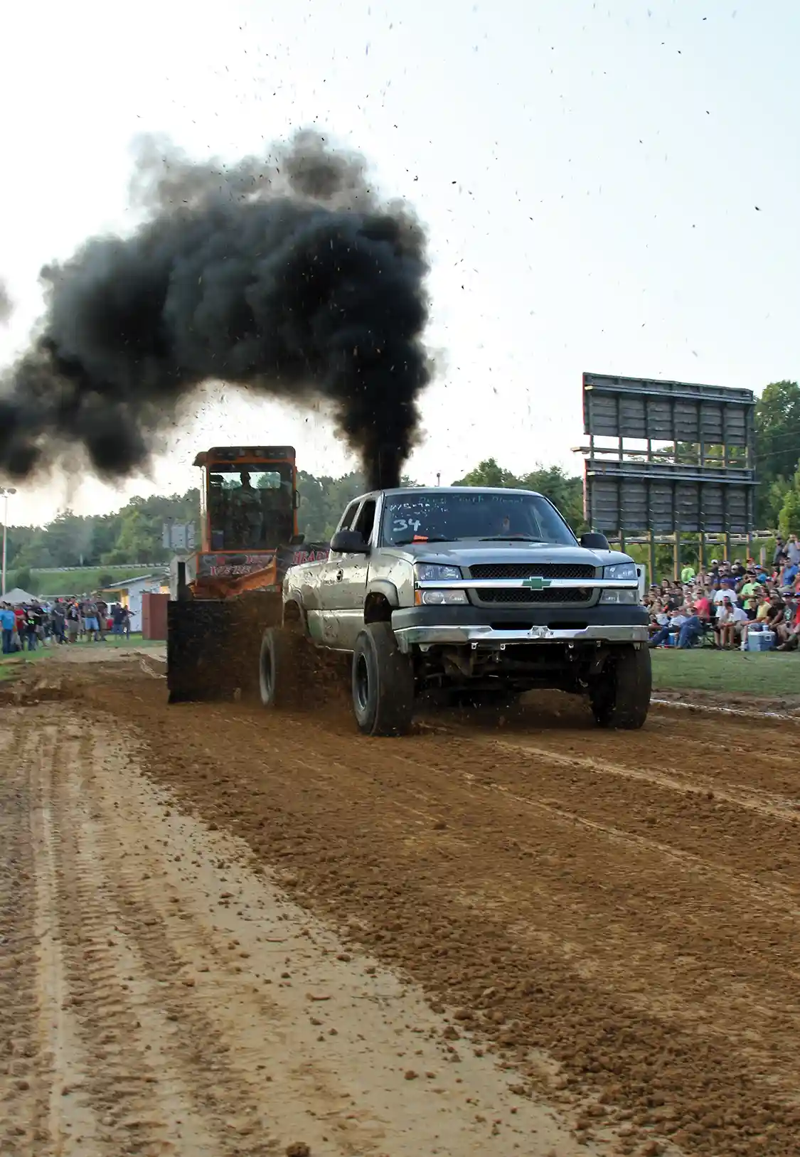 William Garrard took his 2003 <a href="https://www.chevrolet.com/">Chevy</a> to the top of the Work Stock class leader board early on. He took the win with the only pull more than 300 feet in the class.