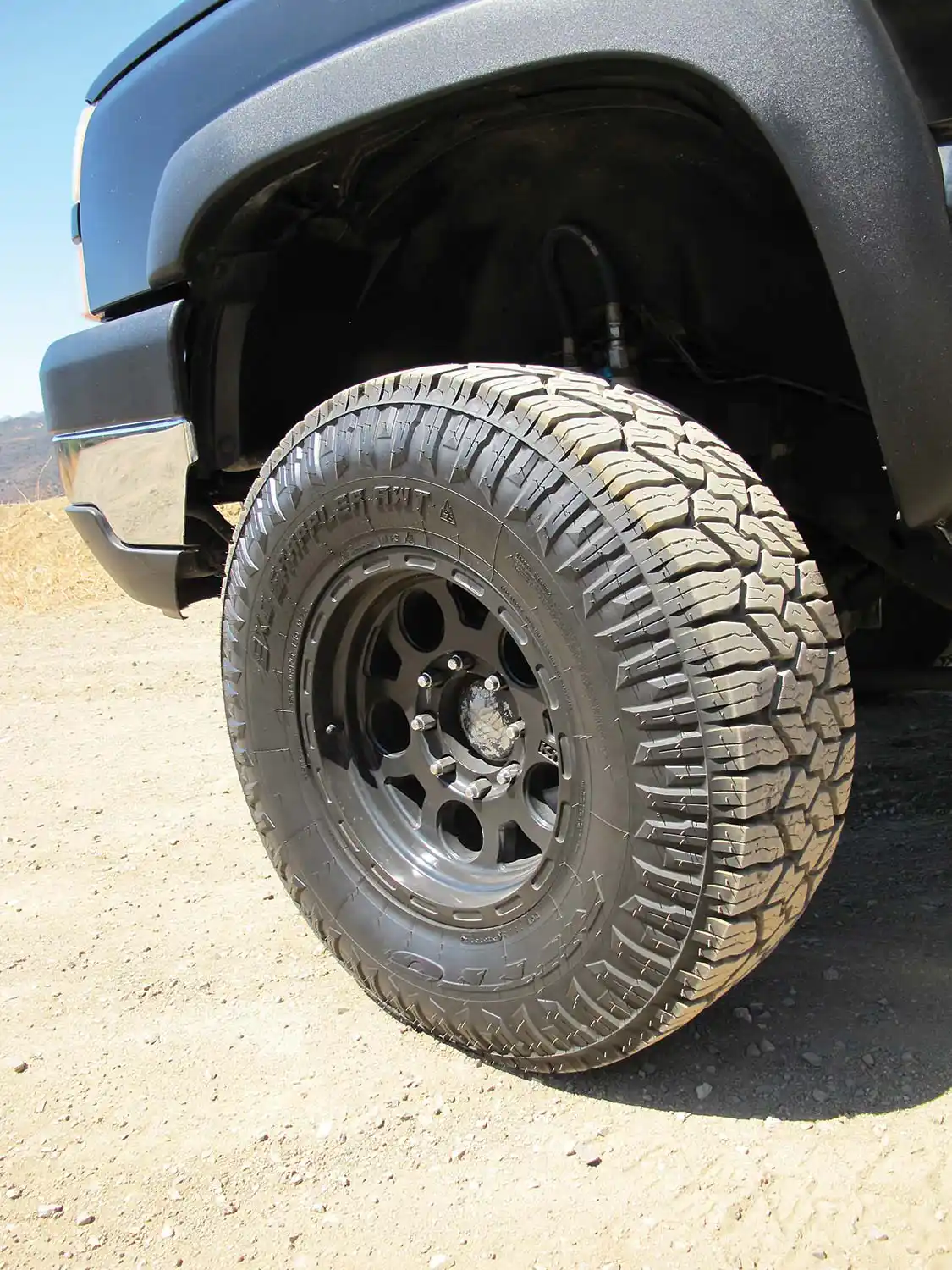traction in the Nitto lineup. Only the Mud Grappler and the Trail Grappler top it. This tire is perfect for the owner who wants to be ready for the road and trail, regardless of weather.