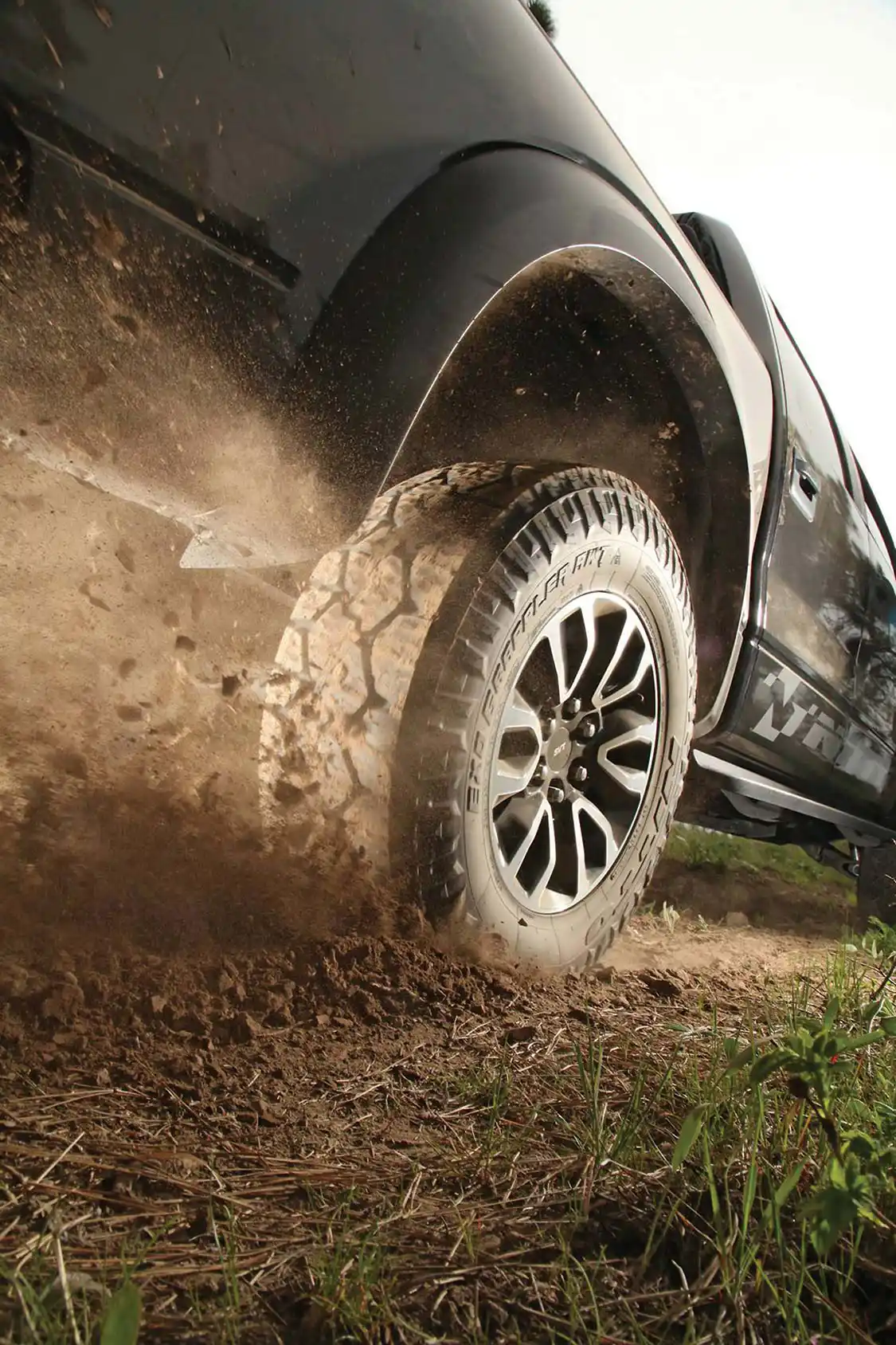 During our testing, not all the tires were on heavy diesel trucks. The use of smaller trail rigs allowed for testing in more conditions than could navigated in a full-size diesel rig. As expected, mud and dirt performance of the EXO Grappler AWT was above par.