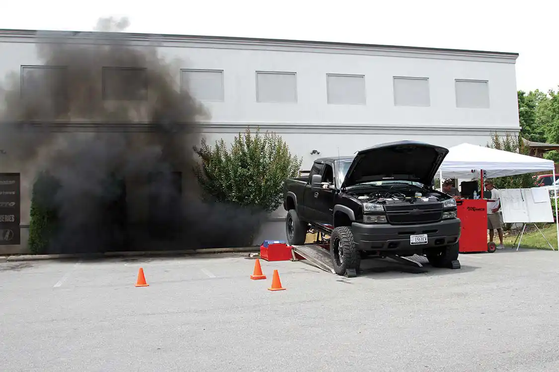 Chris Smith’s 2007 Chevrolet was the highest power GM truck, delivering more than 500 horsepower to the rear wheels.