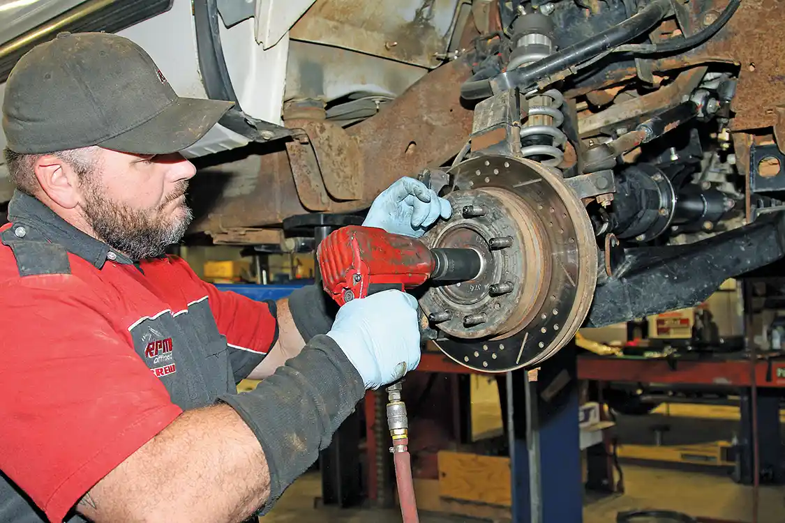 28. Do not forget to torque the large bolt securing the RCV axle shaft to the unit bearing assembly in the hub or you could run into some serious problems on your test drive.