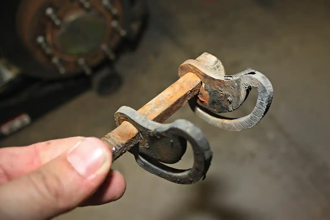 6. When disassembling, pay attention to the orientation of the eccentric bolts and the slotted guide plates, as this is what helps align UCA. In theory, getting these back to their original location upon reassembly should get you close enough to the proper alignment to drive to the alignment shop. Use common sense, however, and check your work.