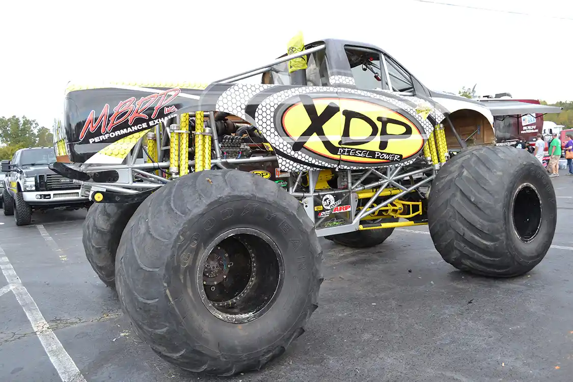 XDP was there too, and brought along its Cummins-powered Monster Truck. The diesel behemoth can be seen at events across the country beating up on gas rigs, and recently even landed a backflip in Freestyle competition.