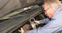 1. The first step in upgrading your turbo is to remove the stock unit. We won’t bore you with the teardown details; they can be found in your service manual.