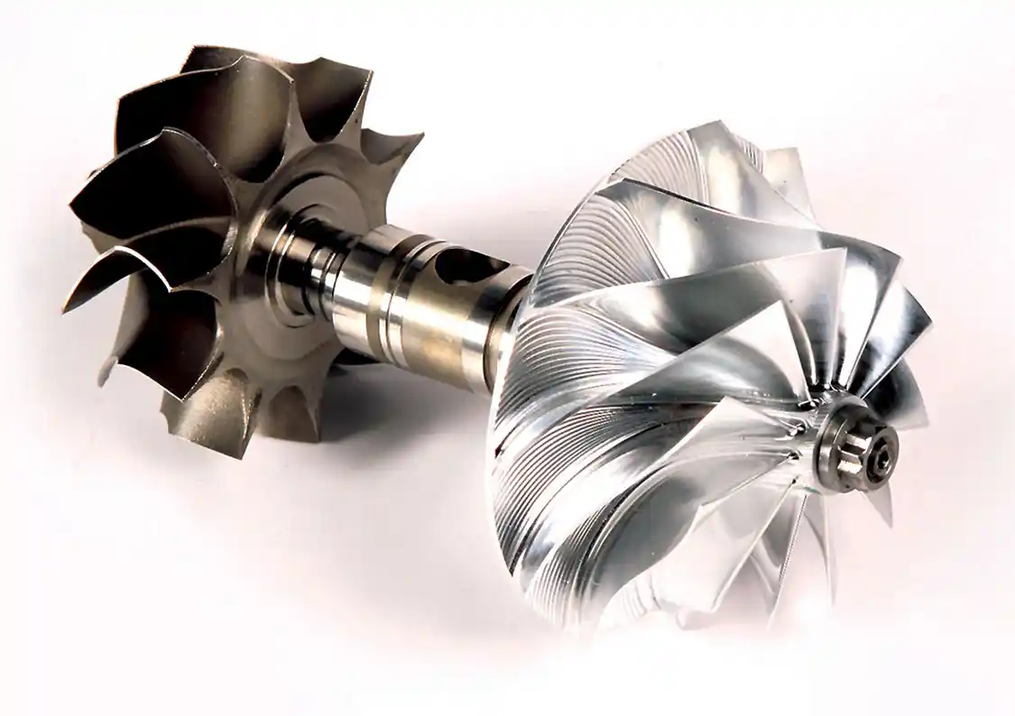 Full Ceramic Dual-Ball-Bearing Compressor Wheel Assembly