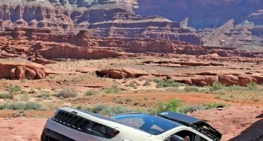 The Jeep brand is known around the world for top trail capabilities and the Grand Cherokee carries on this tradition. The EcoDiesel Warrior concept Jeep seen here has been mildly upgraded using Jeep Performance and Mopar parts. It stands apart from those you will see on the dealer lot, but you can have yours outfitted virtually the same way by your dealer.