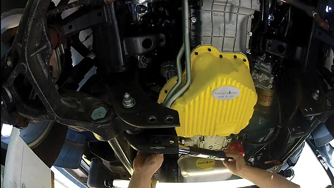 11. Once the pan has set for at least 24 hours, you can reinstall the other components and fill your Duramax with a full fill of clean oil for the first time since it was new.