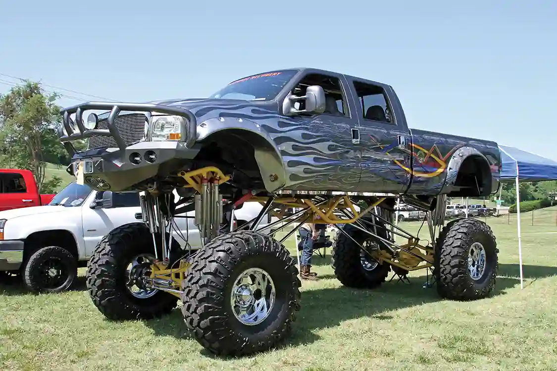If you open the dictionary to “show truck” you will likely see a picture of a truck like this one with wild paint, custom interior and custom suspension. Is it for everyone? Nope. But it certainly is a head-turner.