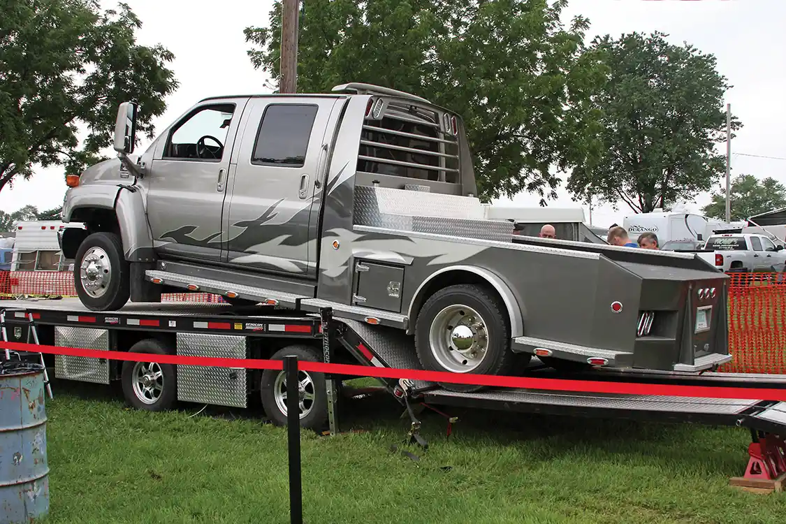 The <a href="https://dp-tuner.com/">DP Tuner</a> mobile chassis dyno couldn’t handle the weight of this <a href="https://www.gmc.com/">GMC</a> Topkick. The dovetail collapsed under the weight of the rig, putting the dyno out of action for the rest of the day on Friday.