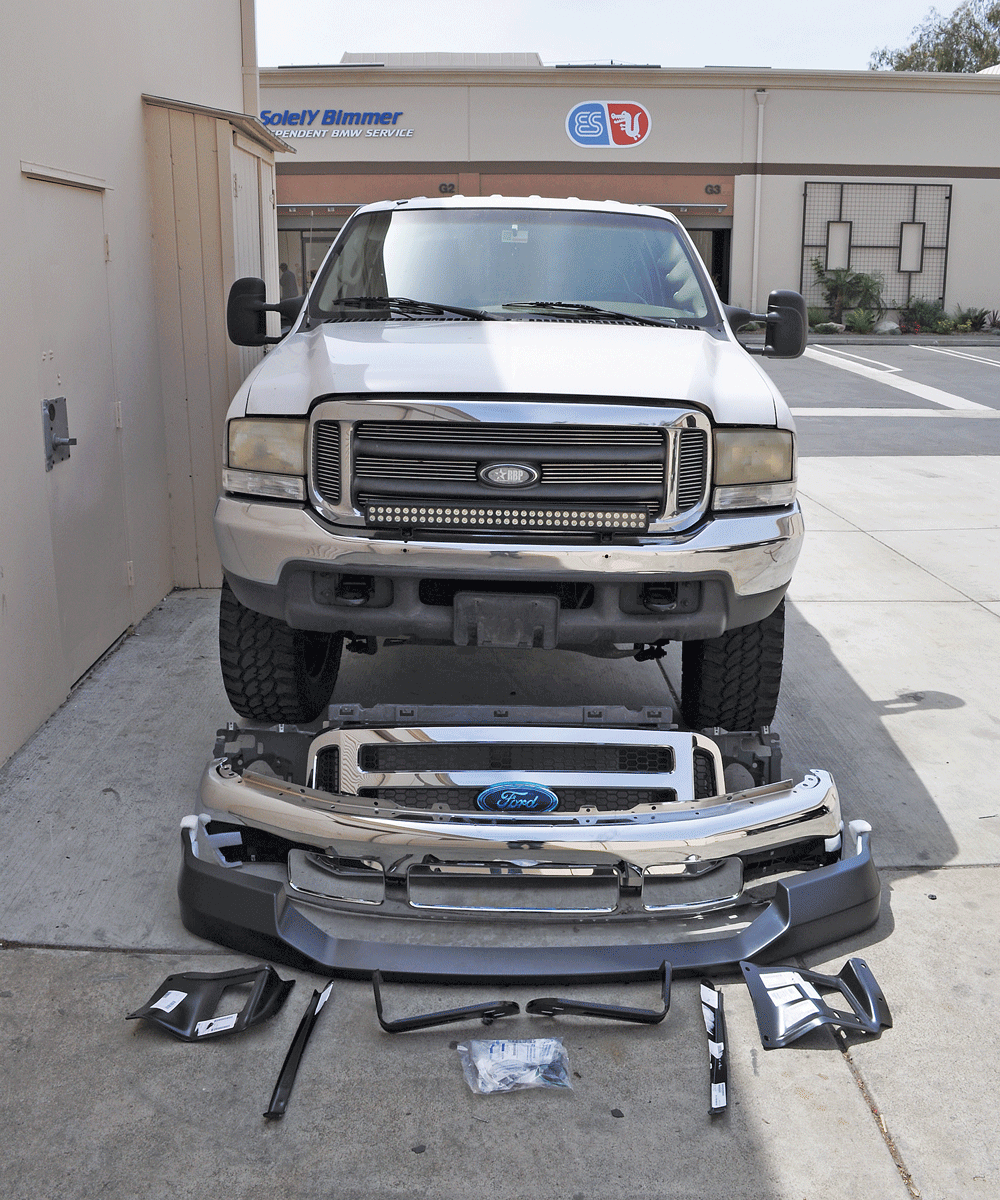 excursion 2011 front end conversion