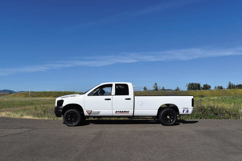 2007 white ram cummins diesel dynomite race drag 