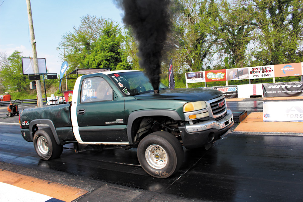 Buddy Callaway’s LB7-propelled GMC Sierra