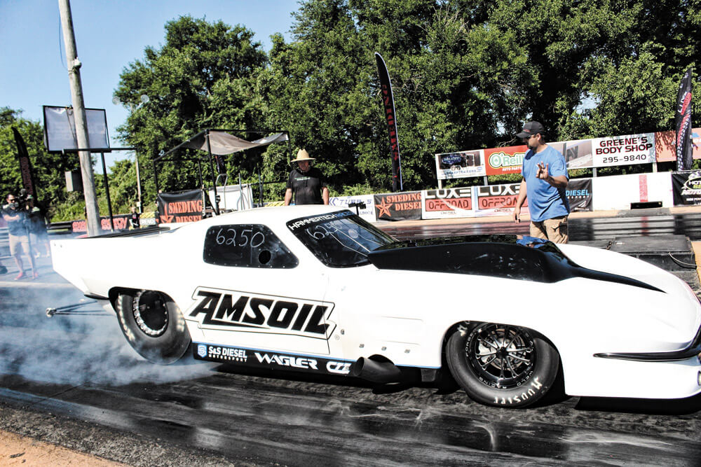 Ben Shadday Amsoil Corvette Dragster