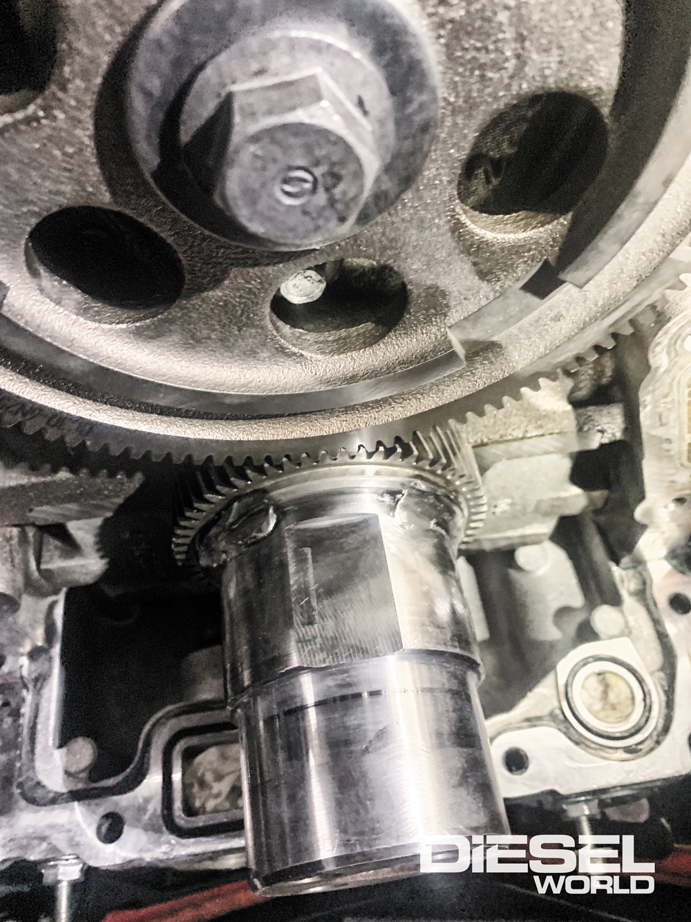 6.7L Power Stroke crank gear