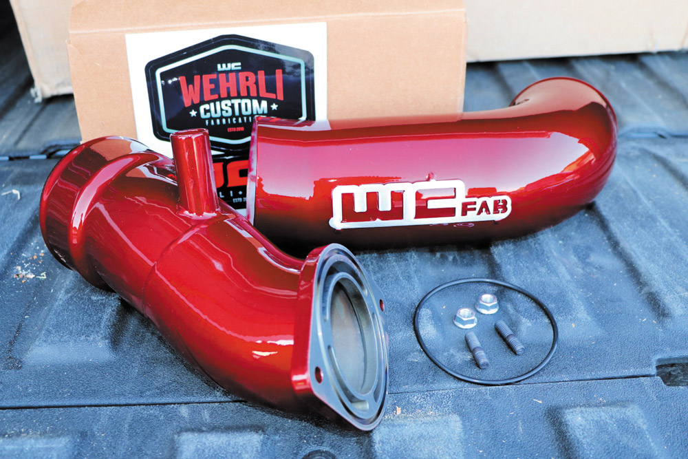 Wehrli Fabrications 4” Resonator Pipe and 3.5” Intake Horn