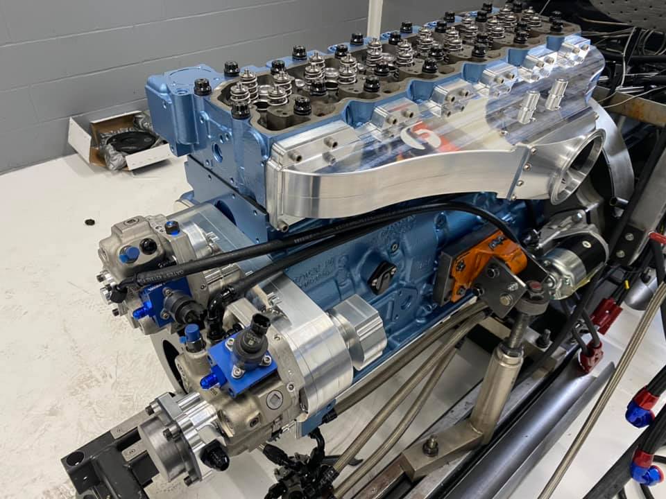 blue cummins common rail ram dodge
