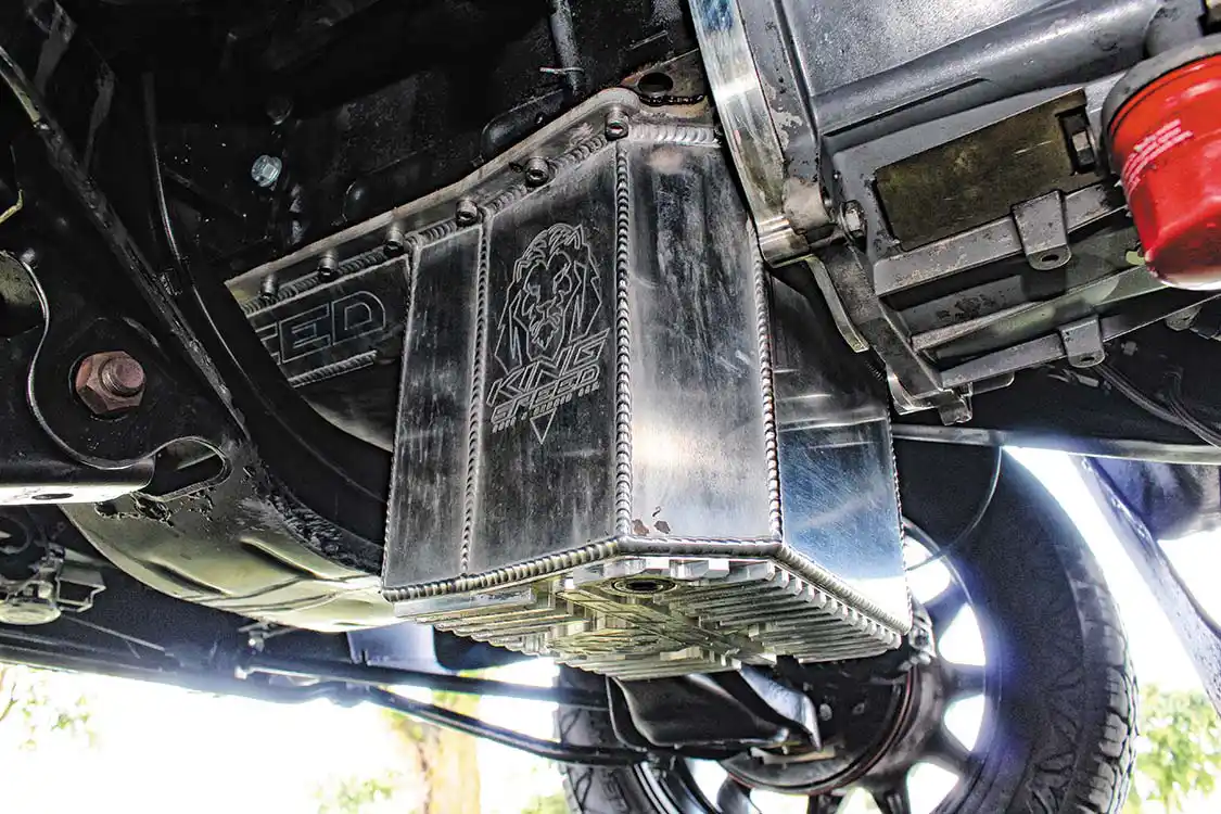 billet-aluminum oil pan, Kingspeed Race & Repair standard depth pan