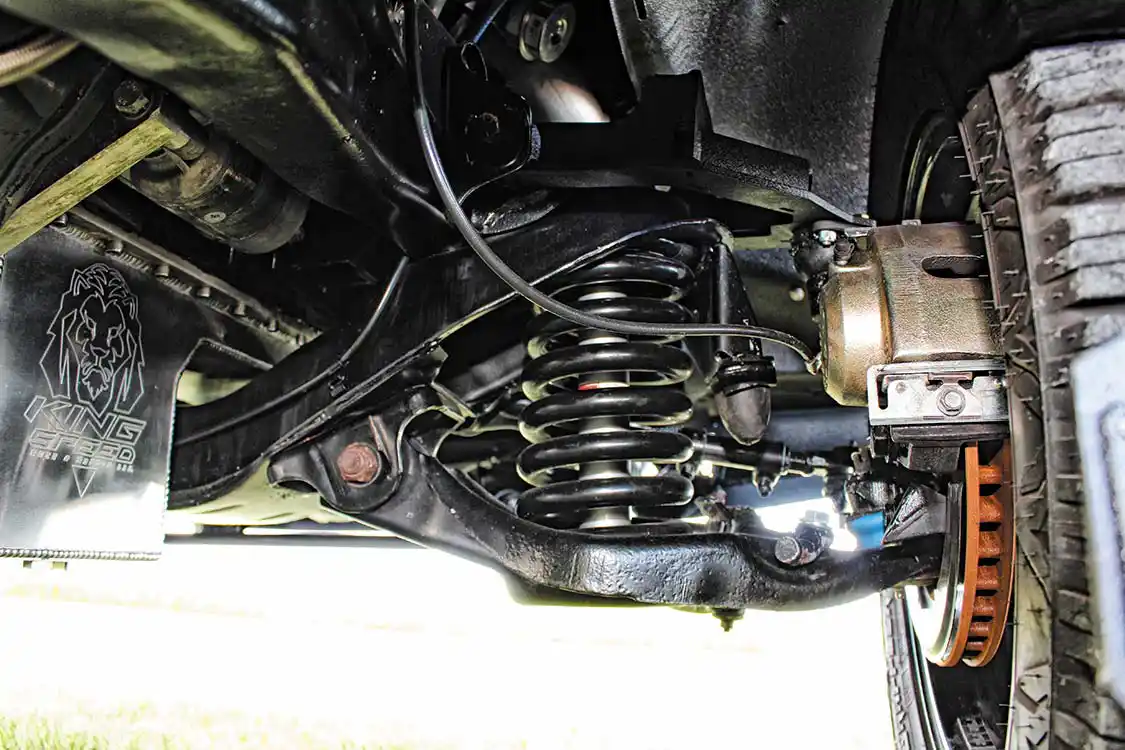 Far From Stock upper control arms, 2-inch leveling kit