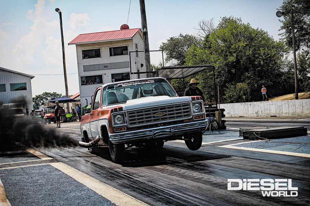 1975 Chevy C10 diesel drag truck