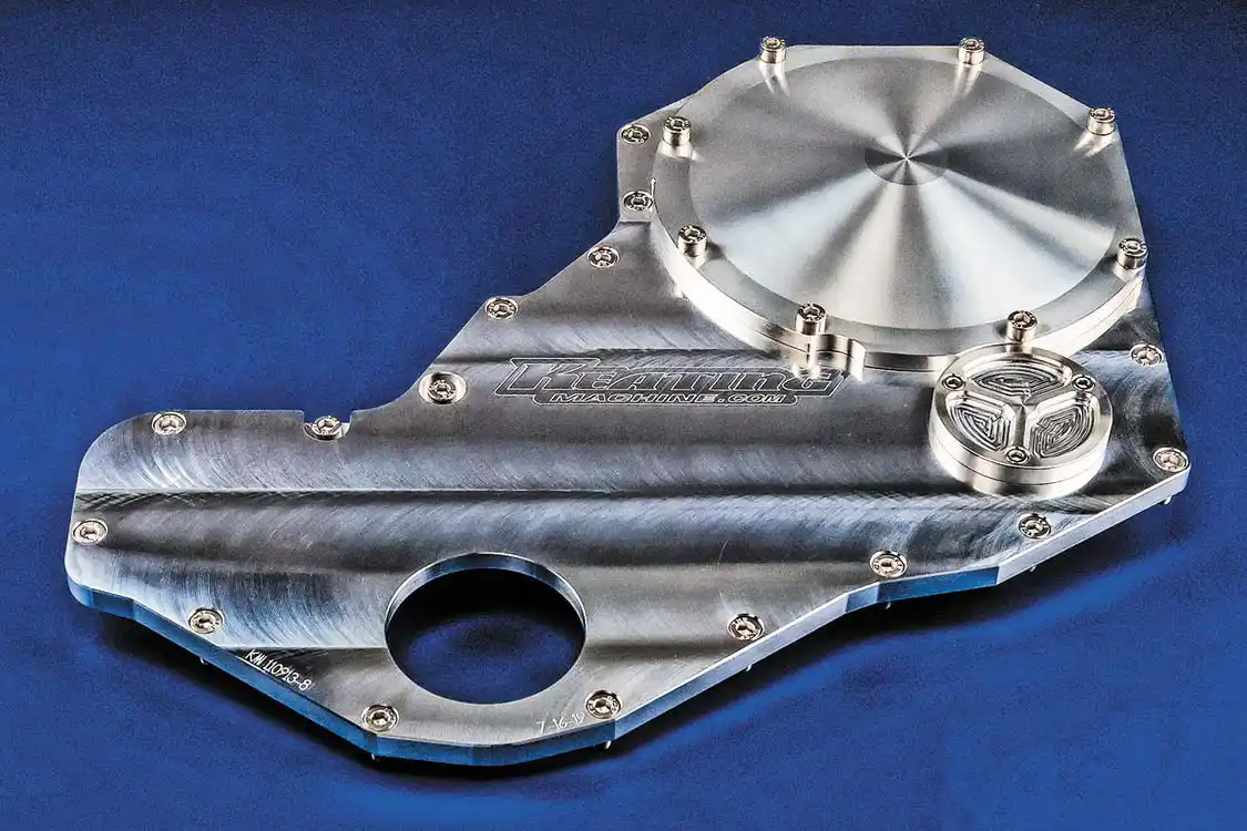 12 valve P-7100 pump billet front cover