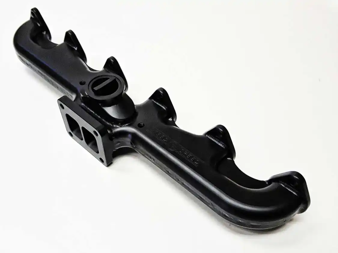 Steed Speed’s exhaust manifolds, T4 flange