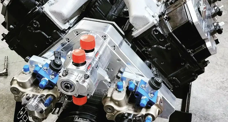 Duramax Diesel Dragster Engine
