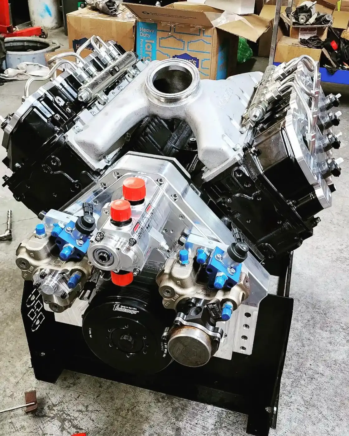 Duramax Diesel Dragster Engine