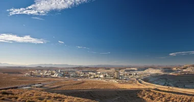 Aerial view of Boron