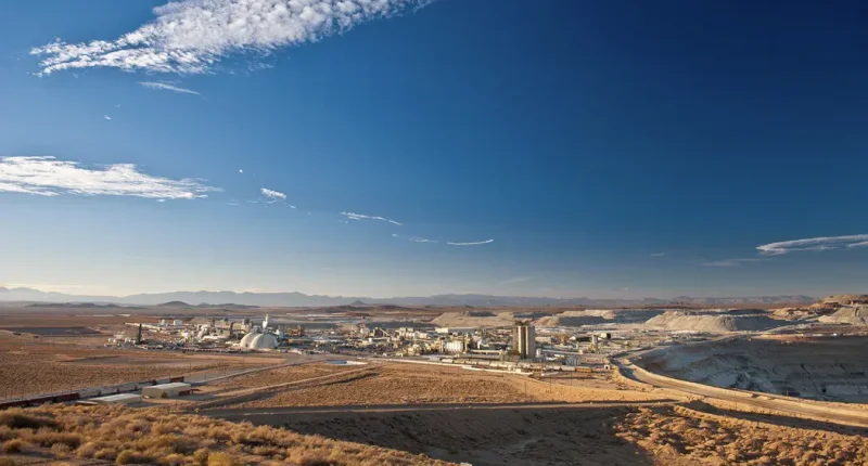 Aerial view of Boron
