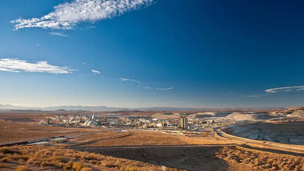 Aerial view of Boron