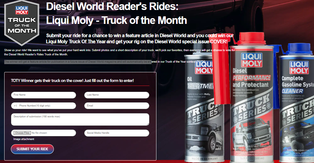 Readers rides truck of the month