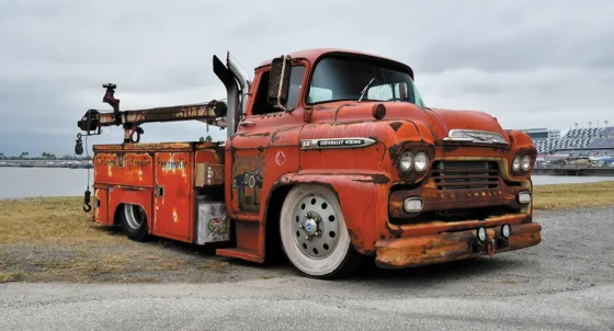 rat rod tow truck