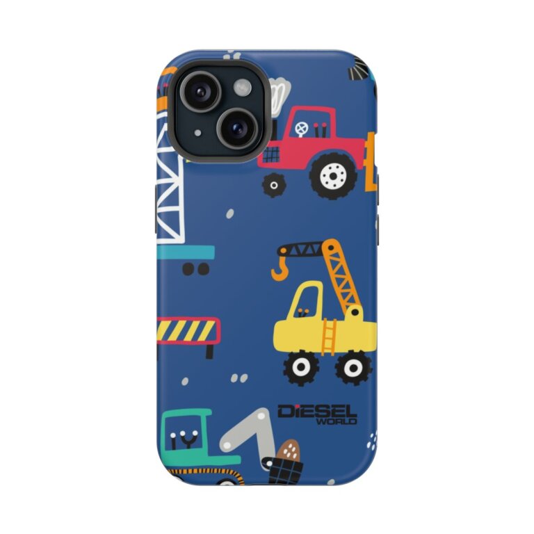 Diesel World Themed Magnetic Tough Case | Durable Phone Case, Fun Gift for Boys, Car Enthusiasts, Birthday & Holiday Present