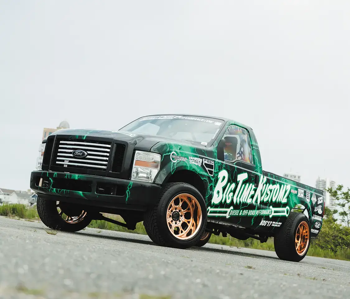 Big Time Kustomz Builds a Record-Chasing 6.4L Ford - Diesel