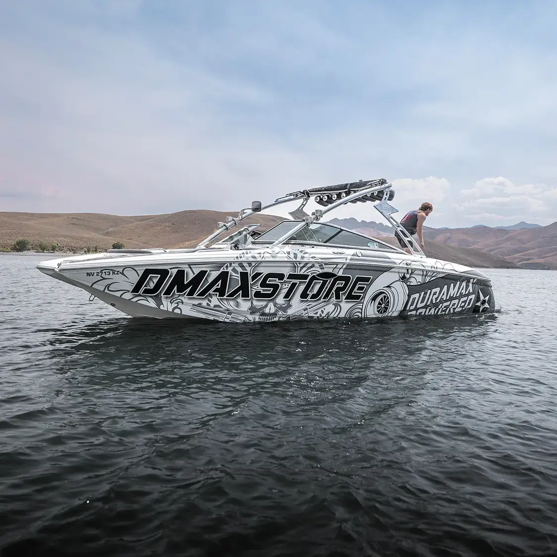  DmaxStore’s 6.6L Diesel Wake Boat