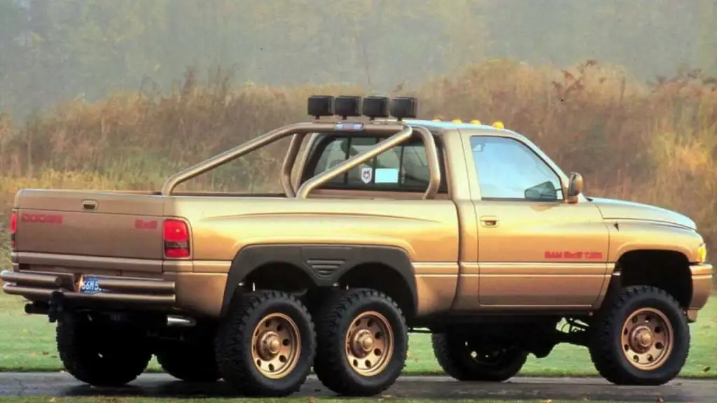 The original Dodge Ram T-Rex concept. Why stop at four wheels?