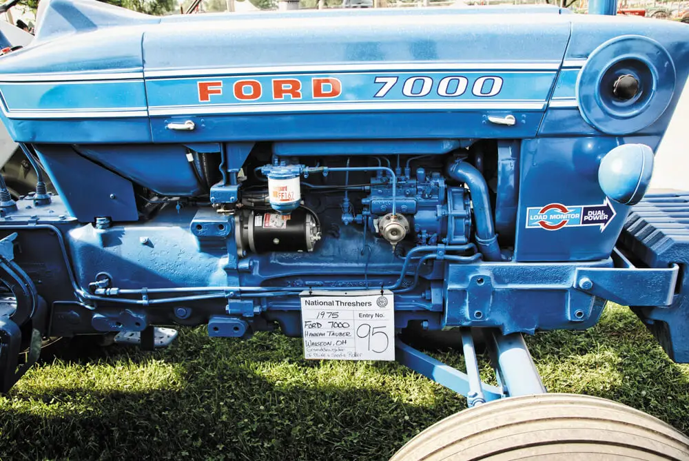 1974 Ford 7000 tractor, Oversquare engine, 256 diesel, Simms inline injection pump