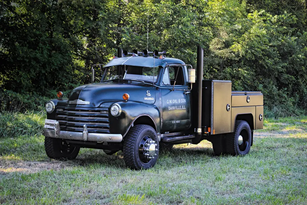 1951 Chevrolet 3800 1-ton Cummins powered grain truck conversion