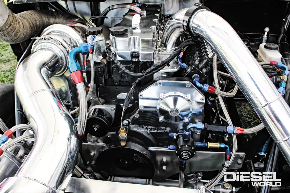 A D&J Stage 2 head with 6.7L block 