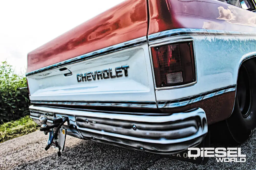 1975 Chevrolet C10 rear bumper with hitch