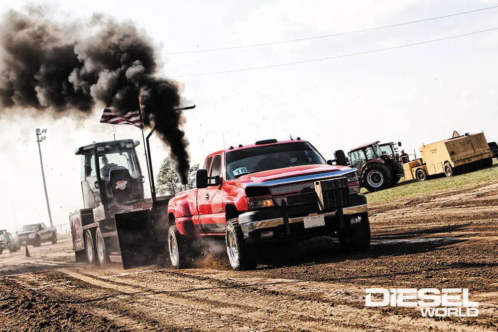 2005 Chevy Duramax Dually sled pulling truck